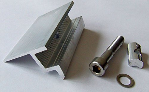 Preisvergleich Produktbild Europe Solar: Set 4 x Endklemme, Komplett Befestigungsset für Photovoltaik, Modulrahmenhöhe 40mm