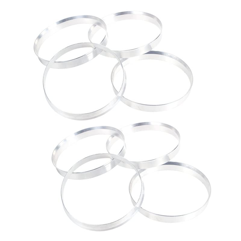 Entretoises de roue en aluminium 74,1 à 72,6 mm pour un centrage parfait du moyeu universel