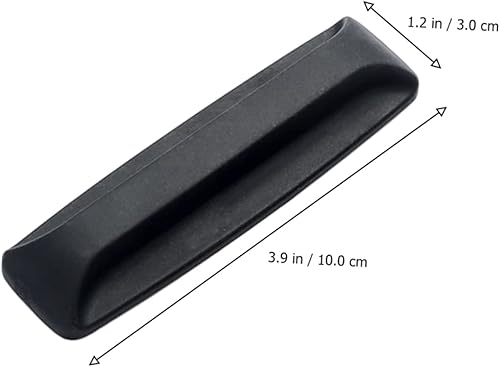 Miniatura 5 de DOITOOL 2 pares de manijas adhesivas para cómodas, manijas de cajón, manijas adhesivas para cajón, tiradores de gabinete negros para gabinetes,