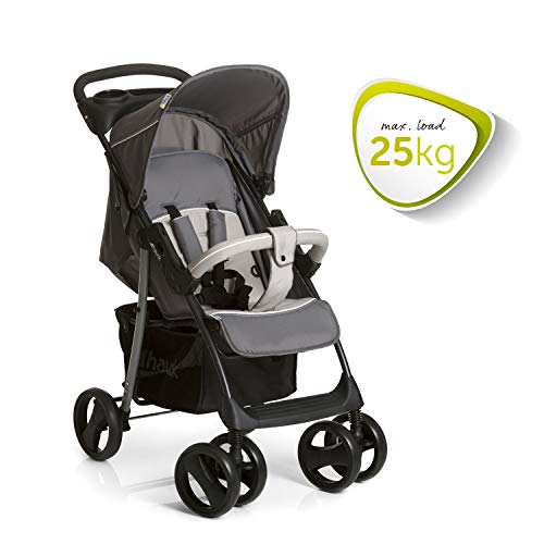 Hauck Passeggino Tre Ruote Citi Neo 3 25 Kg Portata, Pieghevole Con Una Mano Leggero Solo 75 Kg Porta Bevande Posizione Nanna Per Bebe E Bambini Dalla Nascita Grande Cesto