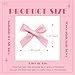 YAEISM 30PCS Bow Hair Clips Pink Satin Mini Bowknot Hair Accessories Cute Hair Bow Barrettes Ribbon Hairpins for Women Girls