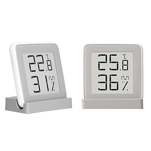 Preisvergleich Produktbild Thermo Hygrometer Raumklimakontrolle Raumluftüerwachtung - Hygrometer Luftfeuchtigkeit, Raum Thermometer mit Extra Großem LCD Display und Weckalarm mit Snooze-Funktion