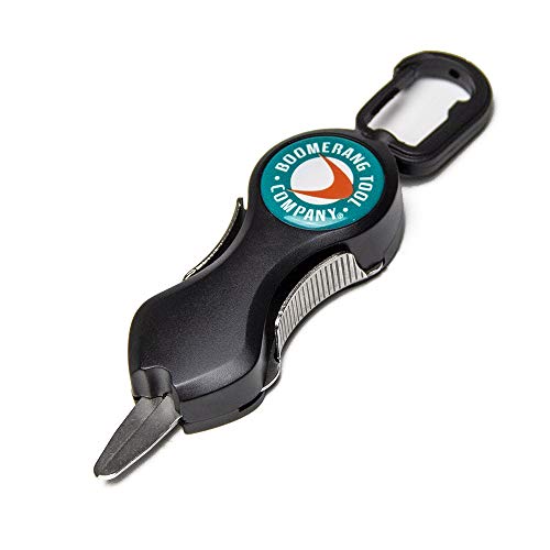 Image of Boomerang Tool Company SNIP Fishing Line Cutters with Retractable Tether and Stainless Steel Blades that Cut Braid, Mono and Fluoro Lines Clean and Smooth!