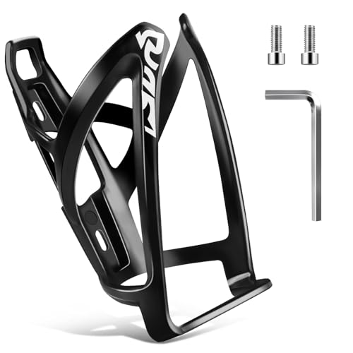 Teamkio Flaschenhalter Fahrrad – Stabiler Getränkehalter Fahrrad für 0.5-1L Flaschen (bis 10cm Durchmesser), Universeller Trinkflaschenhalter für MTB/Rennrad/Fahrrad, Inkl. Werkzeug