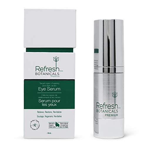 Refresh Botanicals Vitamin C Eye Serum with Hyaluronic Acid Sodium Hyaluronate, Anti Aging