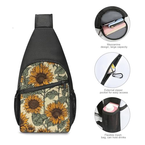 Mochila tipo bandolera ligera para senderismo y viaje miniatura 5