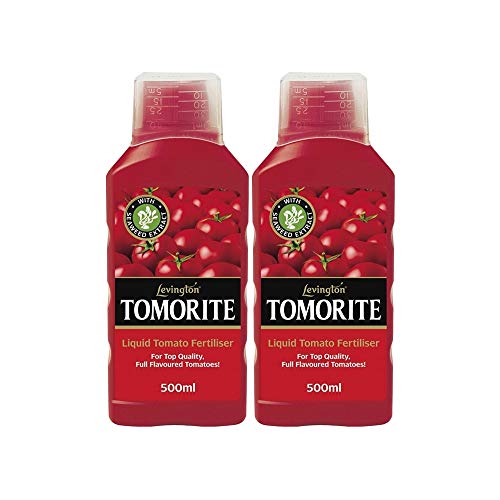 Fertiliser Levington Tomorite Seaweed Enriched Liquid Tomato 500ml (2 Bottles)