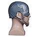 Trippy Lights Superhero Latex Overhead Adult Helmet Mask (Small)