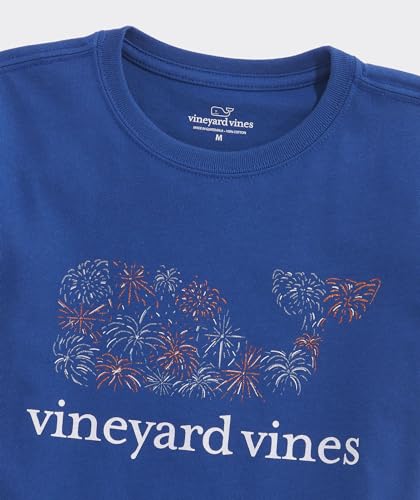 vineyard vines Girls' Glitter Fireworks Whale Short-Sleeve Tee3