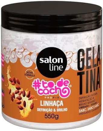 Salon Line, Gelatina Capilar, ToDeCacho, Linhaça, Definição e Bri...