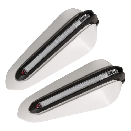 Protège mains LED avec clignotants blancs MAGICLULU amélioration du guidon et anti choc