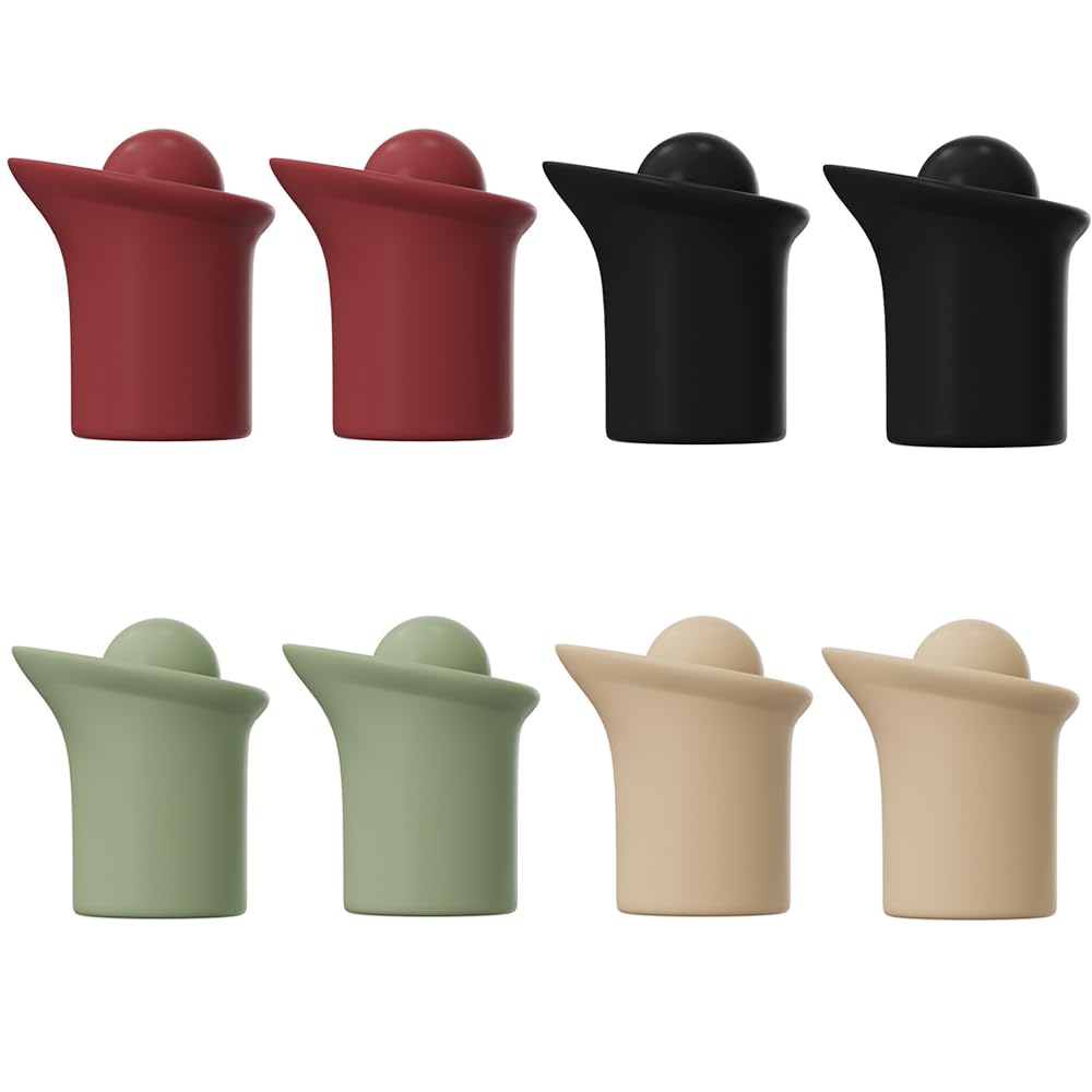 Tapón de vino de silicona para botellas de vino, tapones de vino para botellas de vino, cubierta de botella de sellado para cerveza, champán, cubiertas selladoras de botellas de vidrio, tapones de