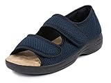  Aerosoft Damen Reha-Sandalette stretch 06, druckfrei, individuell anpassbar, in 3 Farben (blau, numeric_38)
