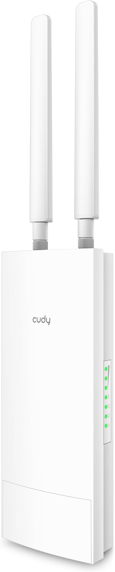 Cudy Unlocked Outdoor 4G LTE Cat4 Modem Router with SIM Card Slot N300 WiFi IP65 Removable Cellular Antennas Passive PoE Adapter Included VPN LT400 Outdoor
