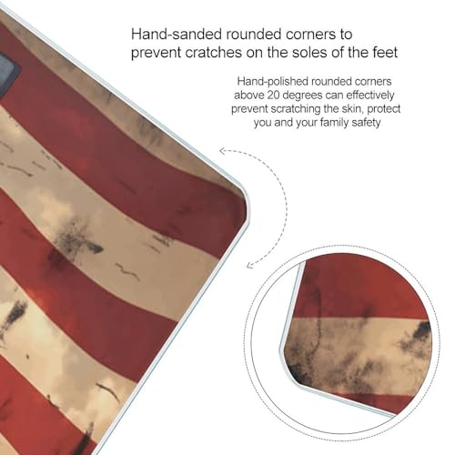Báscula digital de baño con diseño Estatua de la Libertad y bandera Americana miniatura 4