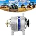 Magnet Alternator Synchronous Generator, 1200W 12V Permanent Magnet Generator with Pure Copper Motor for Agricultural Vehicles, Tricycles And Four-Wheeled Tractors,4500R/Min