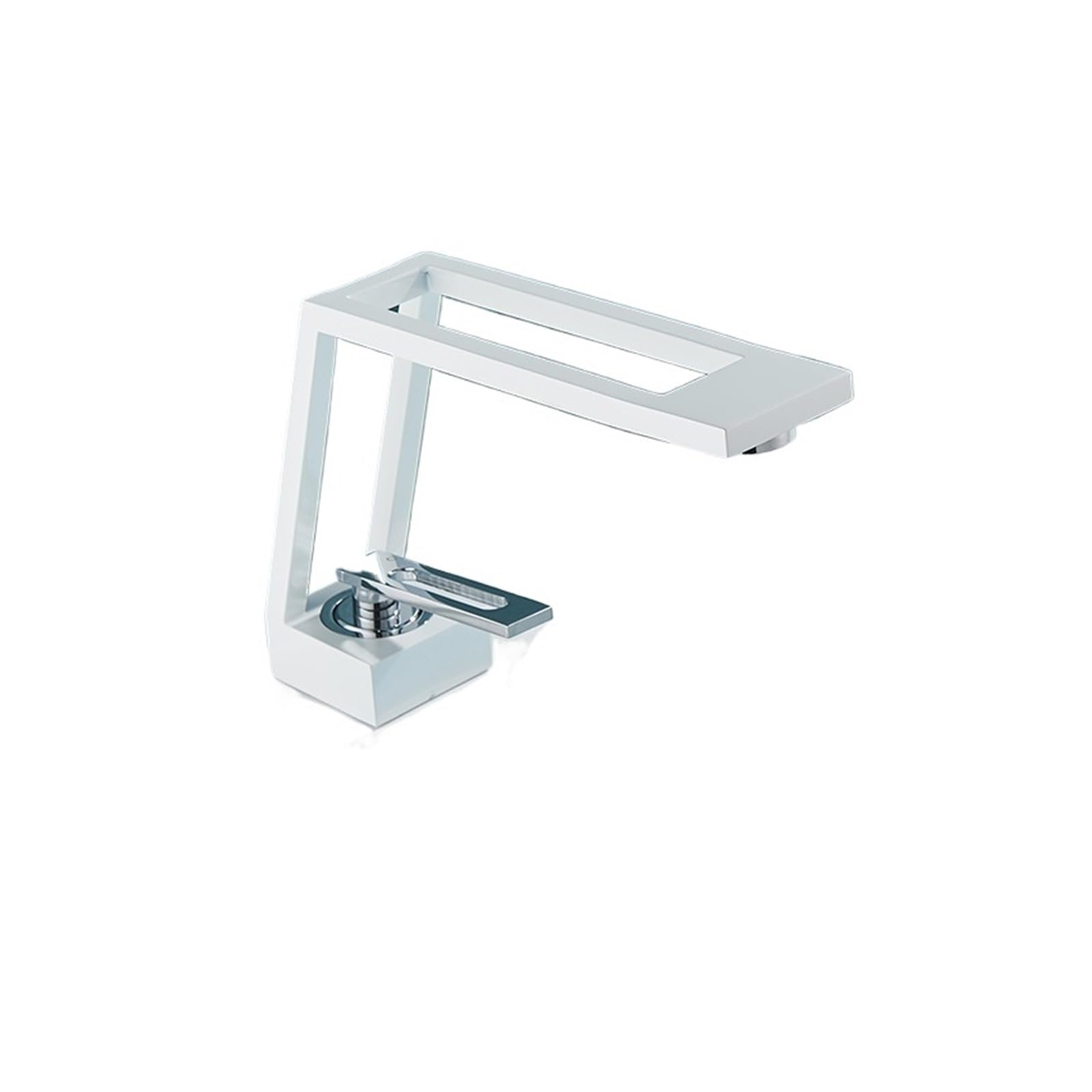 Grifo mezclador frío y caliente para lavabo de baño moderno mate