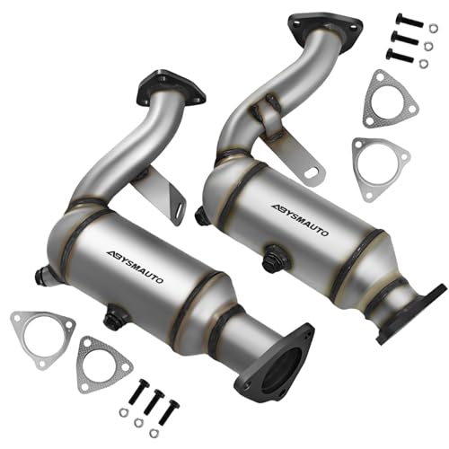 ABYSMAUTO Left Right Catalytic Converter Compatible with Audi A6 2012-2015, Audi A7 2012-2015, Audi A8 2013-2014 3.0L V6 Catalytic Convertor Direct-fit 644112 644113 (EPA Compliant)