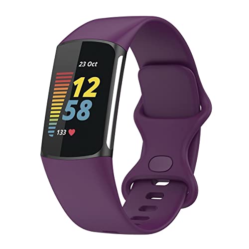 monoii Charge5 ���� �o���h �x���g Fitbit�݊��i TPU �f�� c808�iS,�p�[�v���j