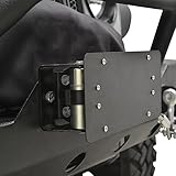 ZORASEN License Plate Mount Bracket for Winch Roller Fairlead