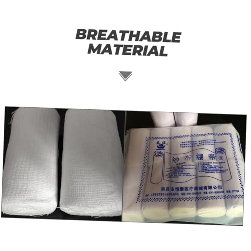 Veemoon 10 piezas Rollos de Gasa Venda de Compresión 8cm X 600cm Vendaje de Primeros Auxilios para Emergencias, Entrenamiento y Uso Deportivo miniatura 6