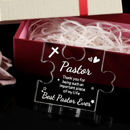 Image of Heart shaped plaque gift (Pastor)