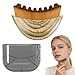 Lymphatische Gesichtsbürste, Alpenfaser Gesichtsbürste, Lymphatic Contour Face Brush, Gesichtsbürst für Gesichtsmassage, Lymphdrainage Massagegerät für Gesicht, Kinn und Jawline Sculpting