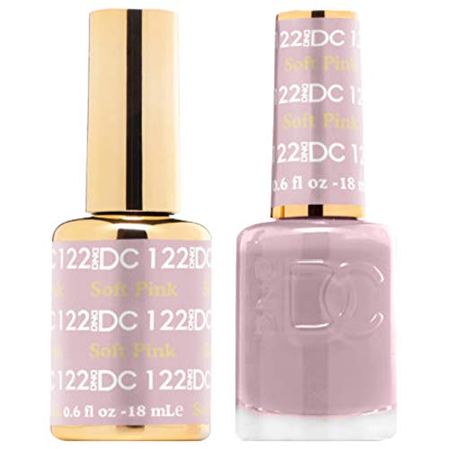 DND DC 122 - SOFT PINK Gel & Matching Polish Set - DND DC Gel & Lacquer