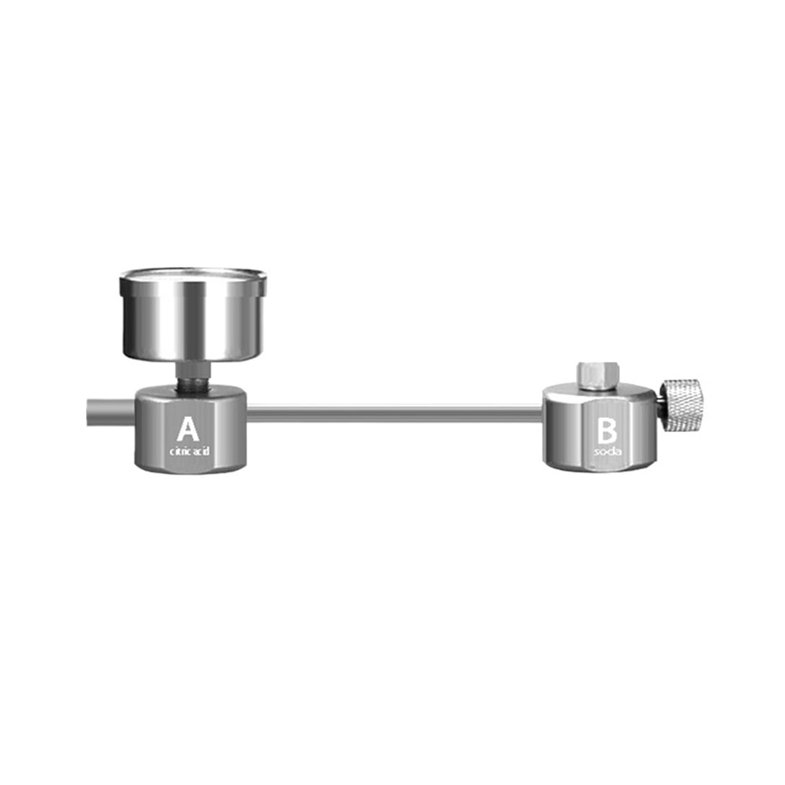Générateur de CO2 DIY for Aquarium, diffuseur de Compteur de Bulles avec électrovanne, kit de réacteur de dioxyde de Carbone for Le contrôle des Plantes Aquatiques(B)