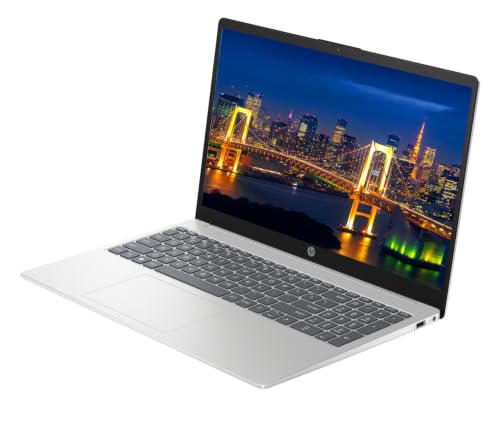 Image of HP 15.6 inch Business Laptop Computer, 10-core Intel Core i5-1334U Processor, 16GB RAM 256GB SSD, Windows 11 Pro, Fingerprint Reader, Backlit Keyboard, AI Copilot Ready, NLY Earphones, Silver