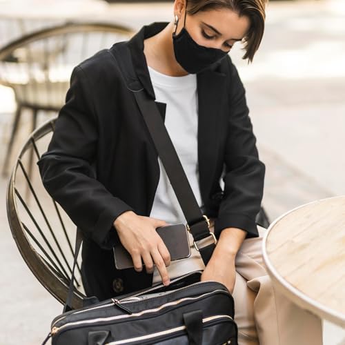 Image of 2 Pack Backpack Strap Pads Removable Shoulder Strap Pad Extra Thick Black Shoulder Strap Cushion Universal Replacement Shoulder Pad for Shoulder Bags Guitar Strap Duffle Bag Strap