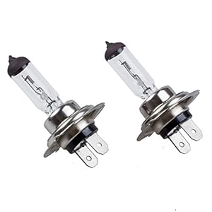 2 x Car Front Head Light Headlight H7 Bulb Light Lamp 12V