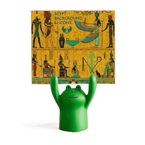 Grenouille pharaon support de mémo pour décorer votre bureau d'étudiant
