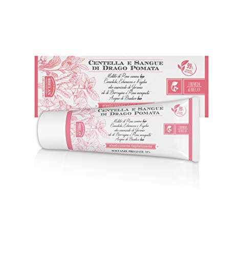 Helan I Rimedi, Centella & Dragon’s Blood Ointment with Vitamin E and Sweet Almond Oil, Healing, Elasticising