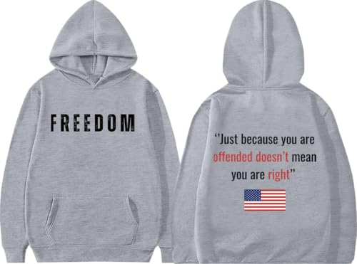 Freedom Shirt Just Because You Are Offended Doesn't Mean You Are Right Sweatshirt turning point