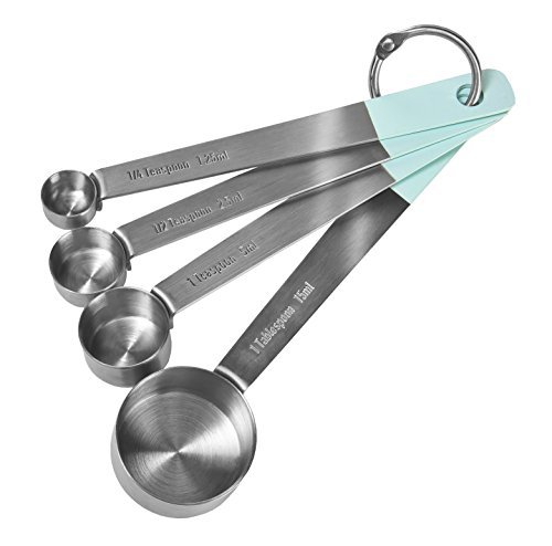 Jamie Oliver Measuring Spoon, Silver, ZS-JB3720, 5 Pieces