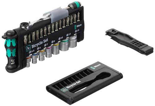 Wera 05004172001 Bicycle Set 3, Fahrrad Steckschlüsseleinsatz Satz mit Bit...