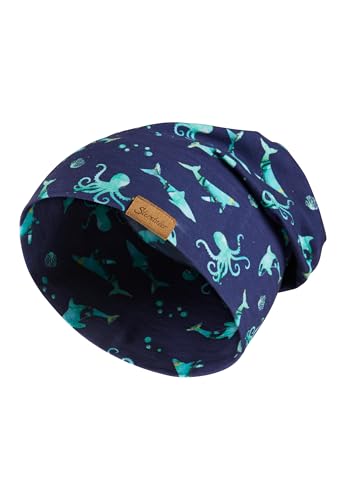 Sterntaler Beanie Unterwasser - Coole Baby Mütze aus Flammgarn Jersey mit...