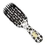 Torino Pro Wave Brush #261 7 Row Soft bristles Shower brush -100% Pure Boar Bristles - Great for laying down your 360 Waves