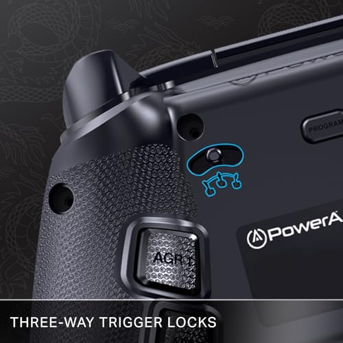 PowerA Battle Dragon™ Wireless Controller for PC and Cloud Gaming: Magnetic Hall Effect, Asymmetric Rumble Motors, 20h Playtime (Not for iOS) - Image 6