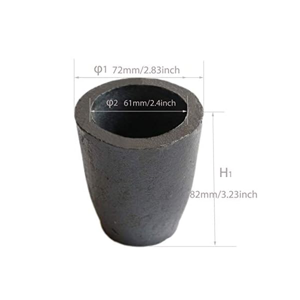 1KG-Clay-Graphite-Crucible-Foundry-Cup-Furnace-Torch-Melting-Casting-Refining-Gold-Silver-Copper-Brass-Aluminum-Lead-Zinc-and-Alloys-100ml 1KG-Clay-Graphite-Crucible-Foundry-Cup-Furnace-Torch-Melting-Casting-Refining-Gold-Silver-Copper-Brass-Aluminum-Lead-Zinc-and-Alloys-100ml
