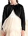 BOBOYOYO Long Sleeve Girls Shrug Knit Girls Cardigan Childrens Bolero Dress Sweater Toddler Shawl Cover Up for 3-12Y
