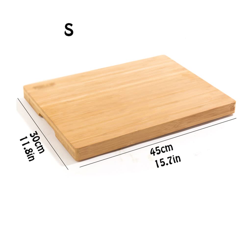 Tabla de Cortar Cocina,Rectángulo grueso para cocina, tabla de cortar resistente con mango integrado para carne, verduras, queso, suministros de cocina