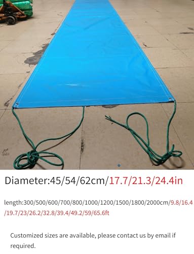 Canaletas portátiles de PVC de 45 cm y 8 m resistentes a desgarros para lugares de trabajo 3