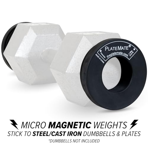 Image of PlateMate Microload Pair 2 1 /2 lb. Magnetic Donut Weights (5 lb. Set)