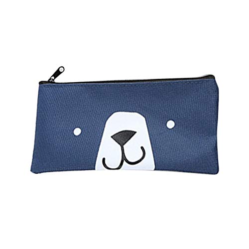 Preisvergleich Produktbild Briefpapier Cartoon einfache Leinwand Federmäppchen - blau