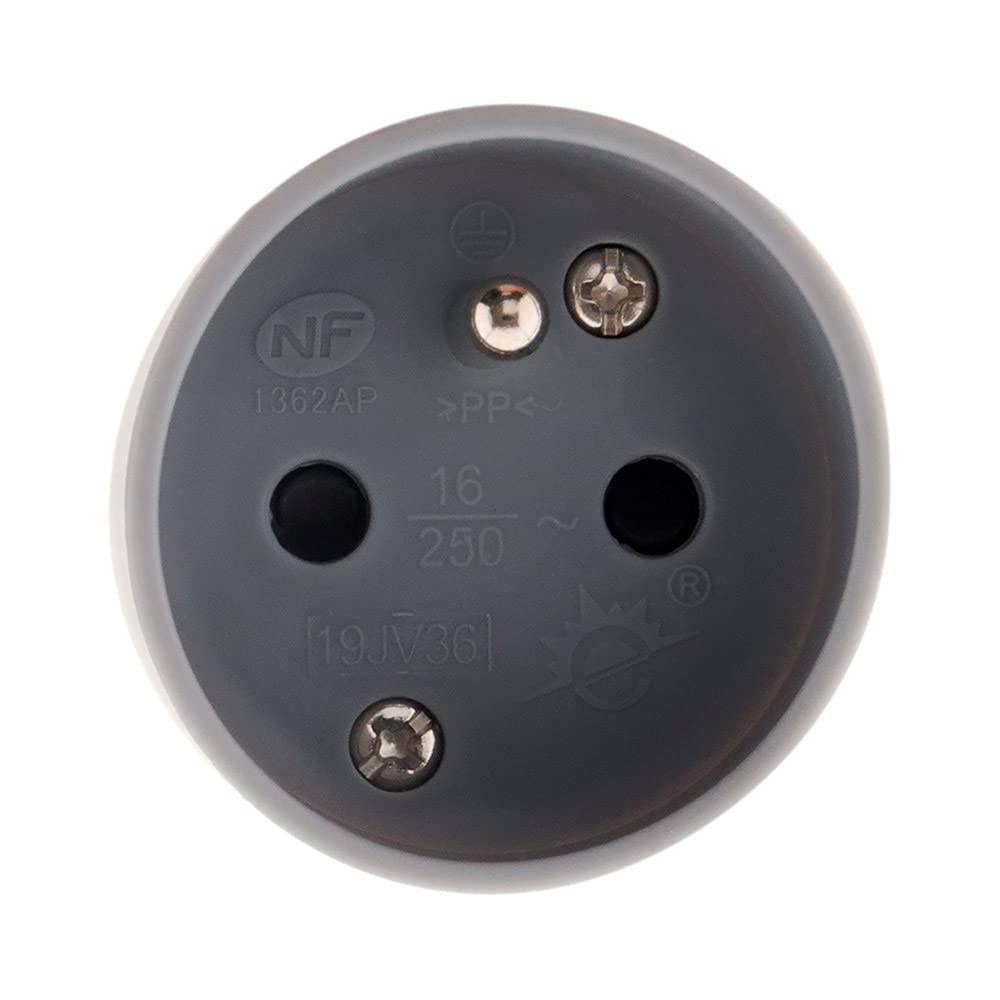 Spina Femmina Anello 16A 2P+T - Zenitech Nero Per Collegamenti Elettrici Sicuri - Foto 10