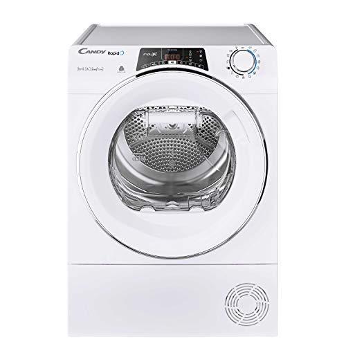 Candy RO H10A2TCE Freestanding Rapido Heatpump Tumble Dryer WiFi Connected 10kg Load White