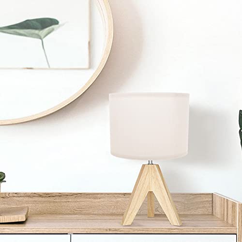 Cloth Lamp Shade Round lamp Small Drum Lamp Shades Fabric Lampshades Barrel Lamp Shades for Table Lamps Floor Lamps (Beige) - Image 5