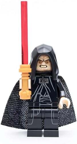 Star Wars: Emperor Palpatine with Red Lightsaber and Open Hood - Lego - Immagine 1